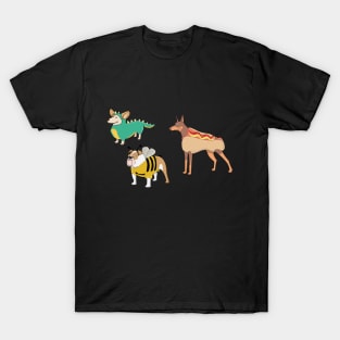 Halloween Dogs Costumes T-Shirt